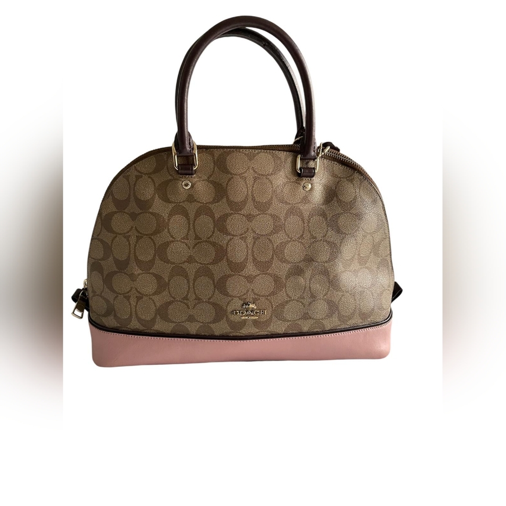Coach Brown and Pink Women's Bag